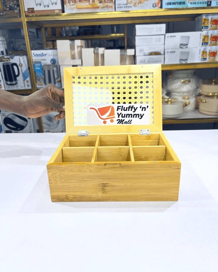 Wooden Teabag Box