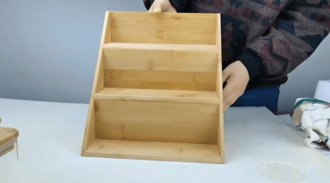 Wooden spice rack