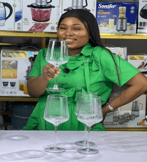 set of 4 wine glass