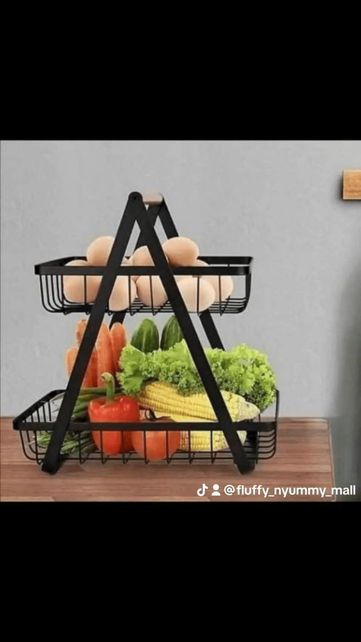 2 tier fruit platter