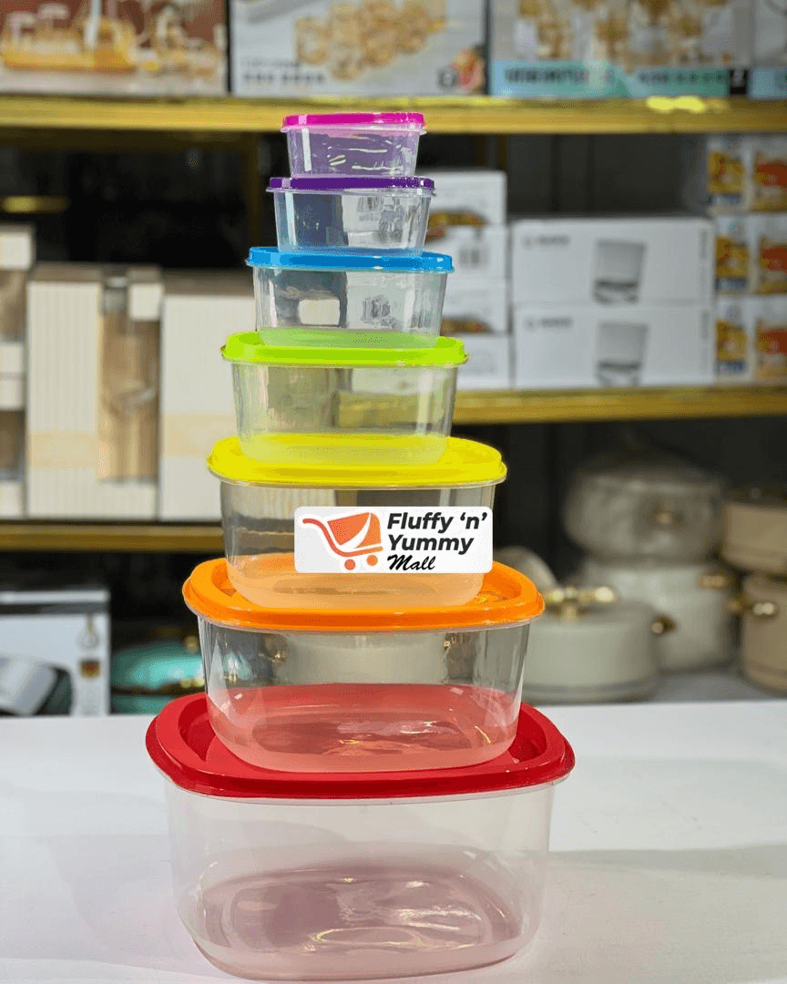 7 in 1 Rainbow storage container