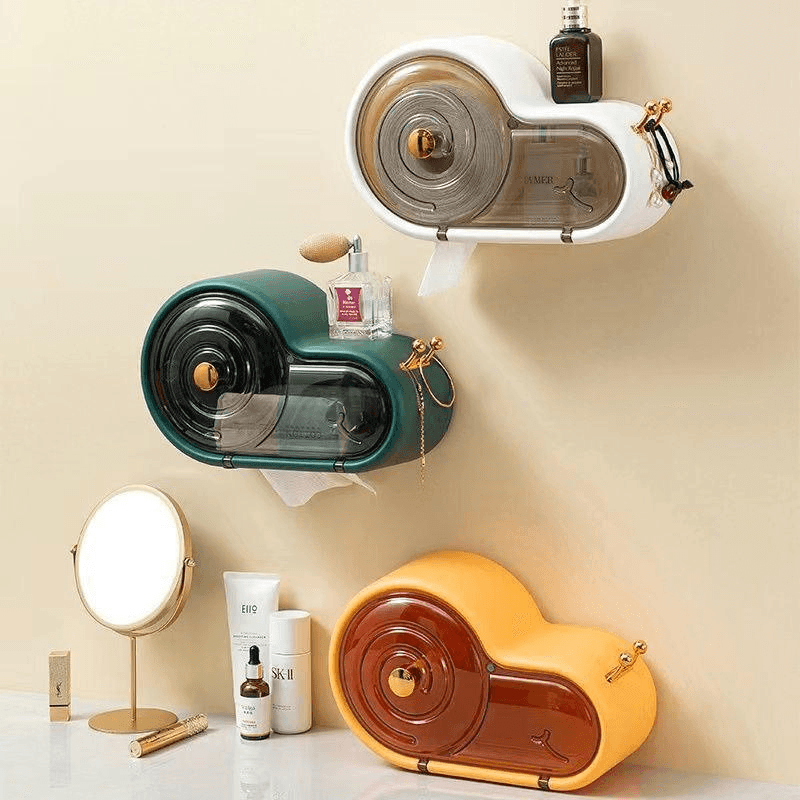 snail shaped bathroom caddy
