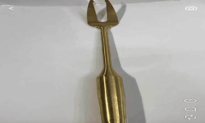 iron cooking fork