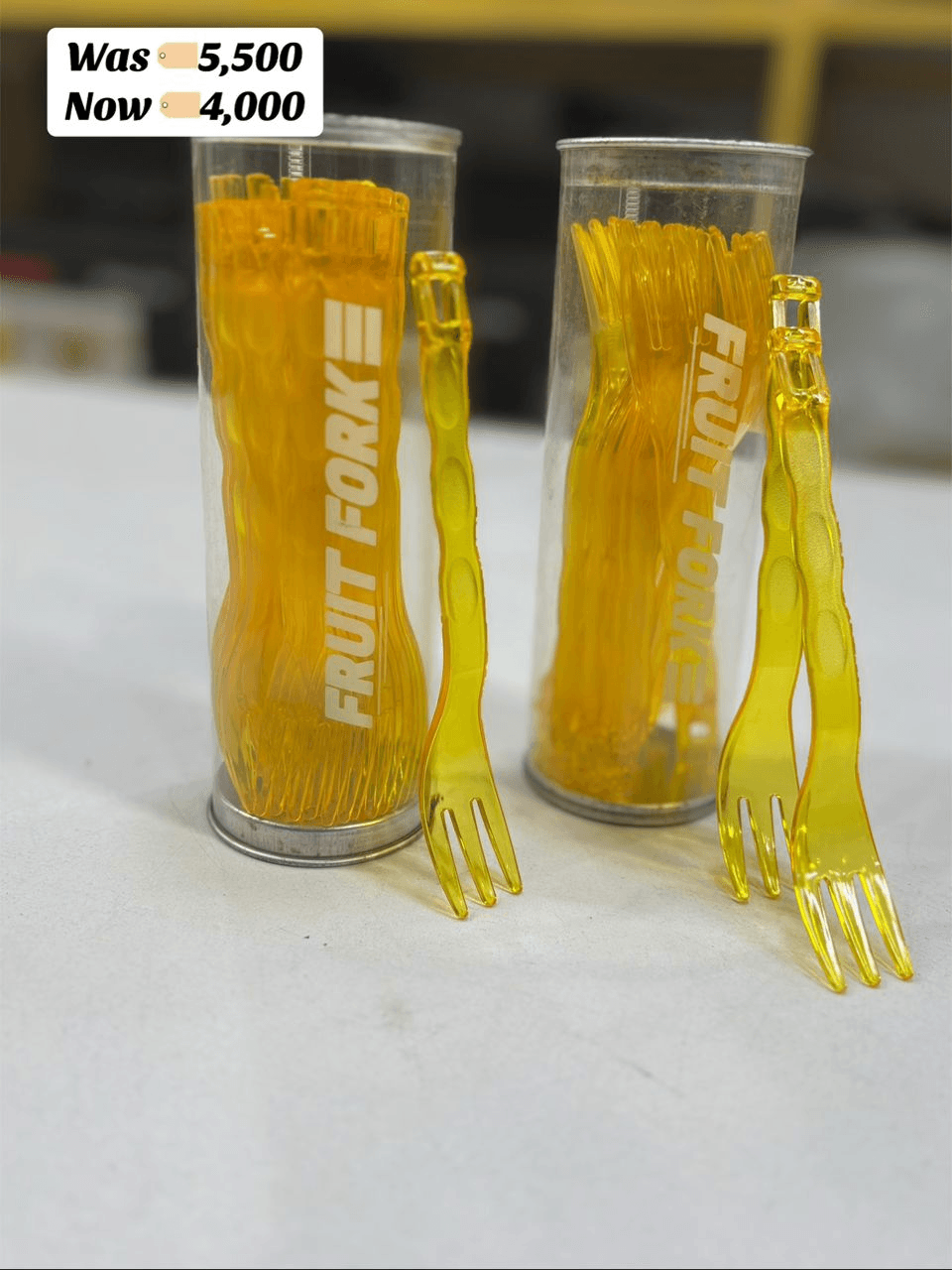 Acrylic Fruit Fork