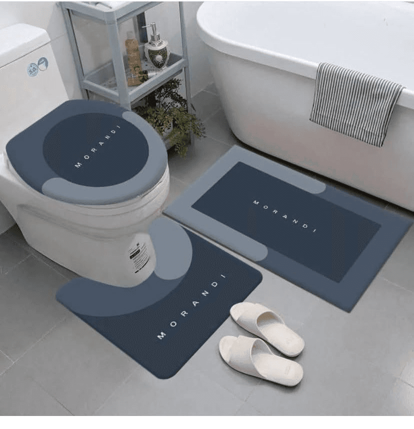 3pcs Absorbent Bath Mat